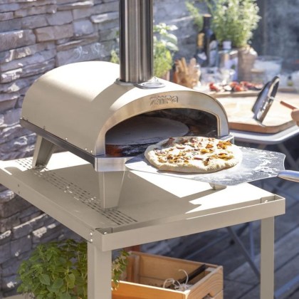 ZiiPa Piana Pellet Pizza Oven Craie (1)